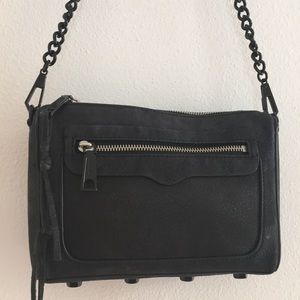 Rebecca Minkoff Black Leather Crossbody Bag